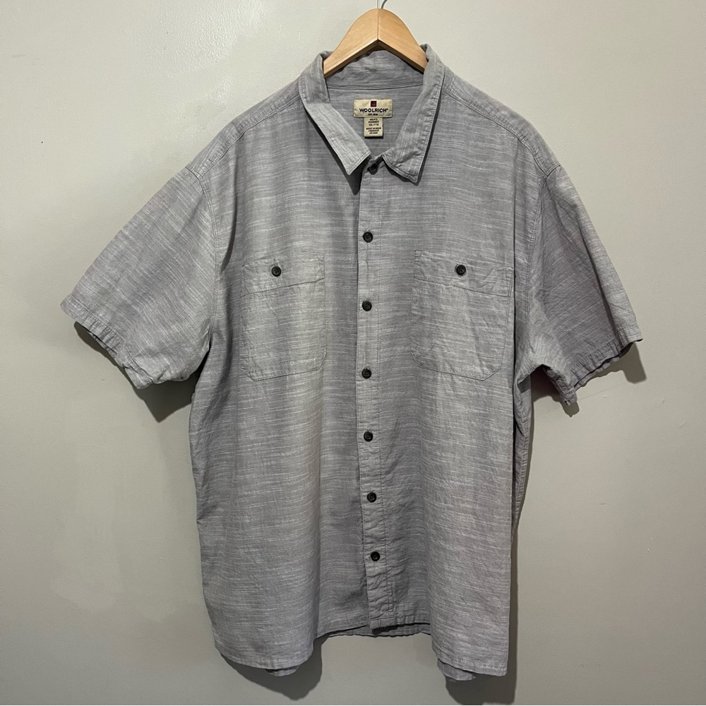Woolrich button down T Shirt XXL 100% cotton